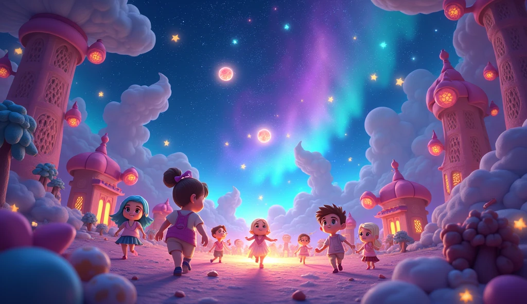 3D cartoon.And so, as the stars continued their eternal dance, the whispers of eternity became a guiding light for those who would follow,