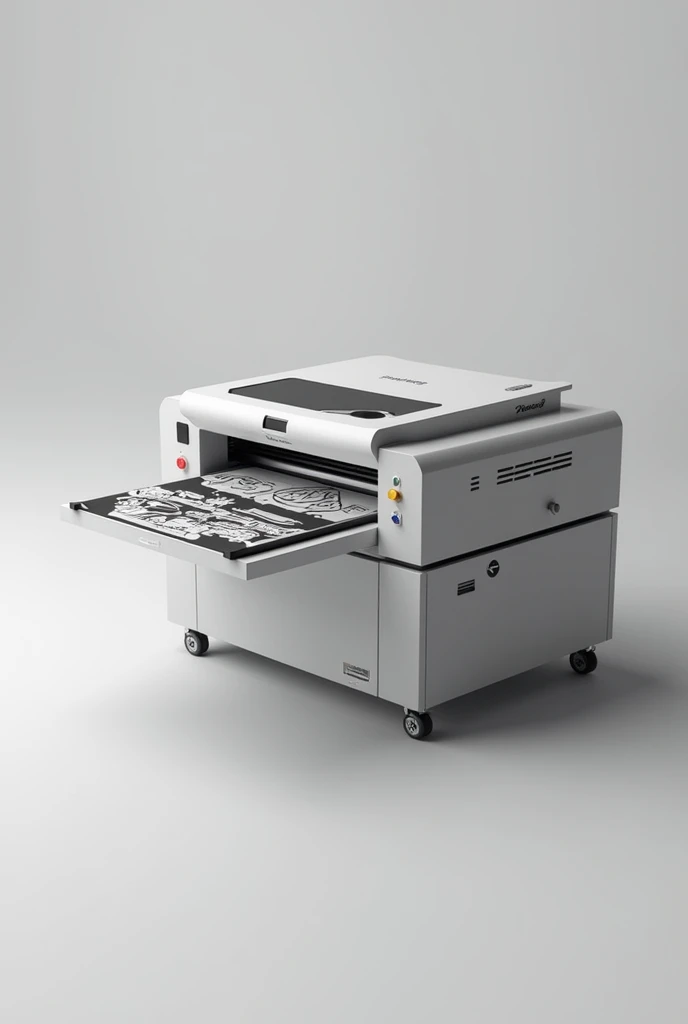 Make me a sublimation machine for a logo that is not so big, without the background just the machine