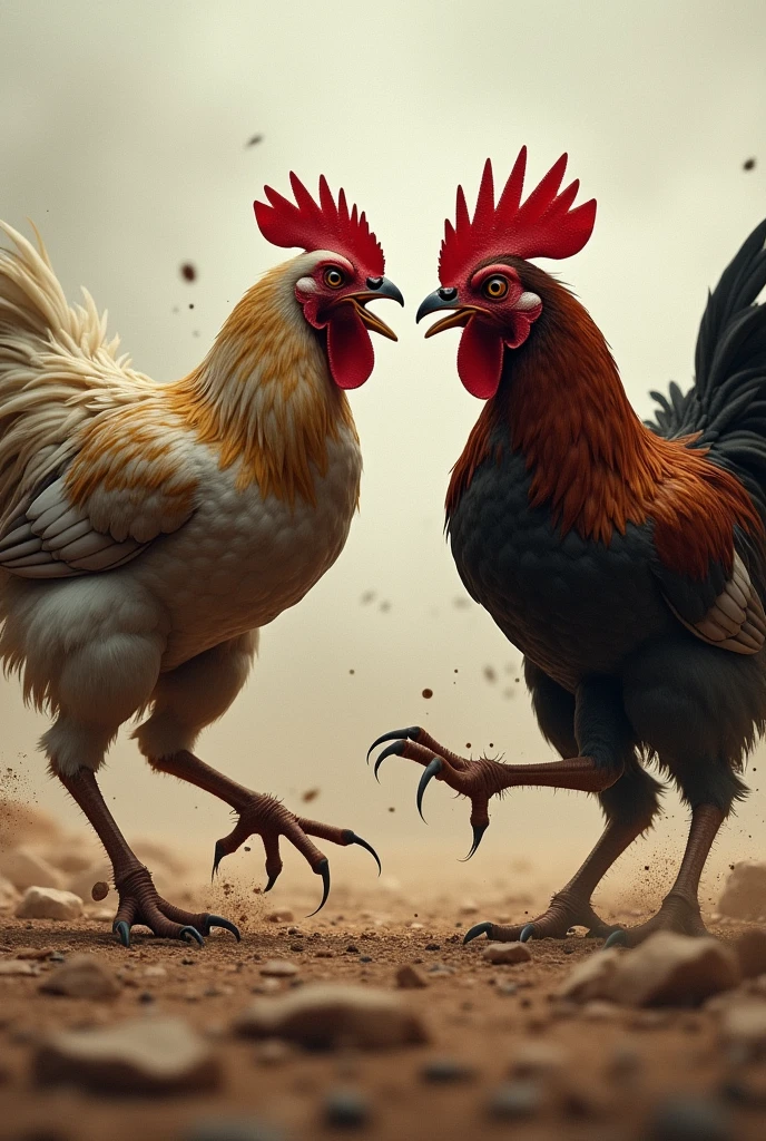fighting hens on full strength