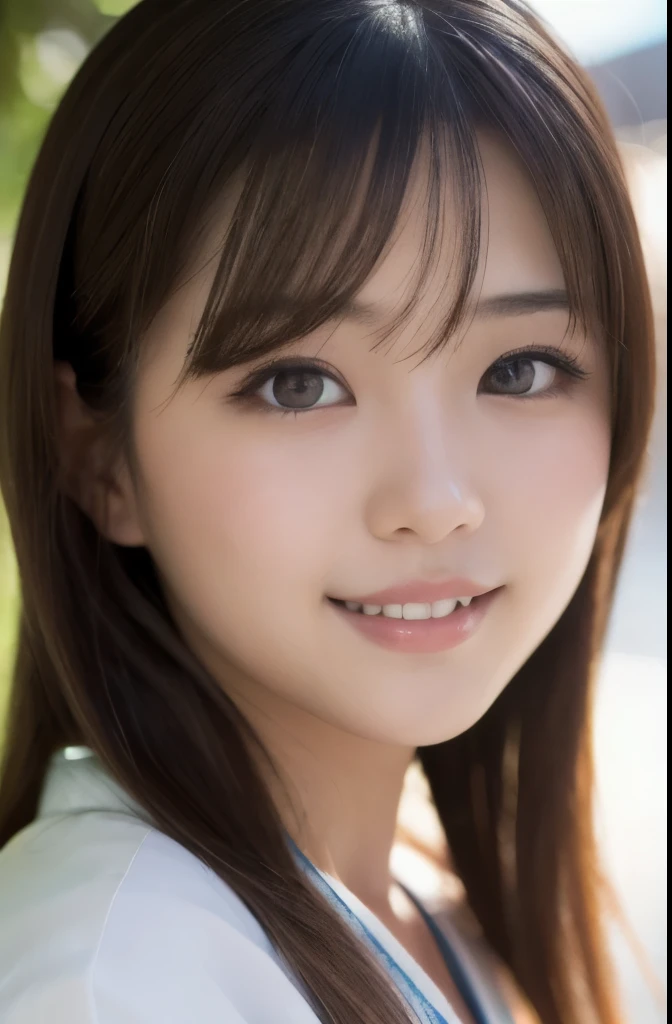 best quality, face focus, soft light, ultra high res, (photorealistic:1.4), RAW photo,(Shinozaki Ai), white skin, kawaii,
1 Japanese girl, solo, cute, smile, (pupil, lights in the eyes), detailed beautiful face, Medium-sized breasts,(high resolution detail of human skin texture),(long hair),(portrait), upper body, white traditional kimono