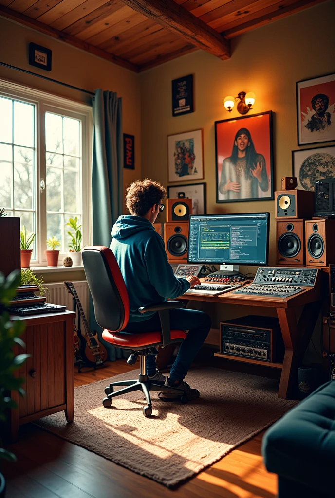 Home medium music studio