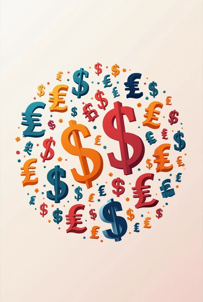 The Wallpaper should have elements such as Famous Currency symbols like USdollar,yen,rupee,British pound and many more. The Wallpaper should be made For Light Mode Setting.