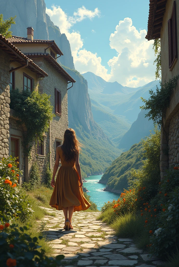 In a picturesque corner of the world, Surrounded by imposing mountains and crystal-clear rivers, There was a small town called Villagrande. Here, Nature was generous and life was peaceful.. However, among the inhabitants of Villagrande, There was a young woman named Clara who was not content with everyday tranquility; Since I was a child, his mind had been full of dreams and adventures.

Clara had grown up listening to the fascinating legends that circulated in the town.. The most intriguing of all was the Map of Values. It was said that this map, created centuries ago by an unknown sage, not only led to a material treasure, but also led to a life full of wisdom, virtues and true inner wealth. Although many considered the legend to be nothing more than a fantasy, Clara felt that there was something deeper in those stories..

A summer day, while the warm breeze caressed the leaves of the trees, Clara decided to explore the attic of the house where she had lived all her life.. It was a place I rarely went up to., full of dusty memories and forgotten objects. As I moved old boxes and faded fabrics, His eyes fell on a dark wooden chest, covered in dust and cobwebs. The chest was closed, but time had weakened the lock, allowing Clara to open it with ease.