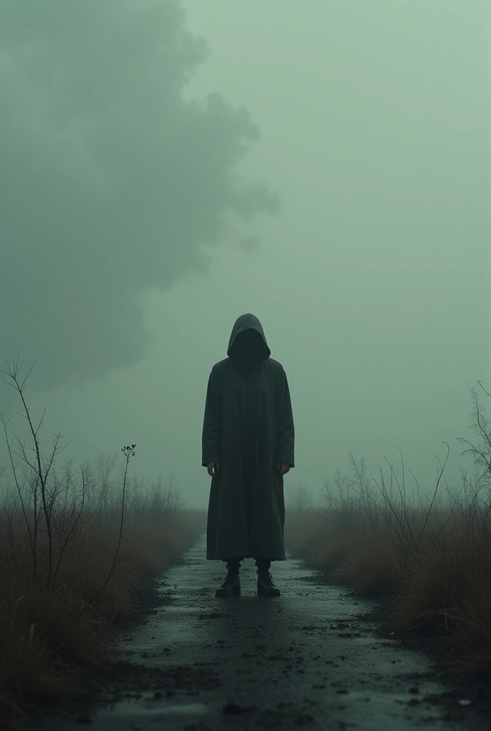 (photorealism:1.2), Album artwork for a French song about depression