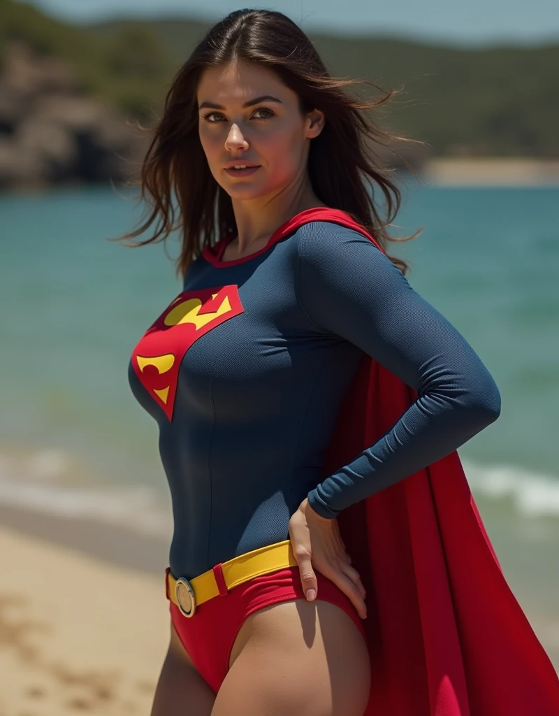 LENA LUTHER WHIPPING SUPERGIRL ON HER BARE BUTT.