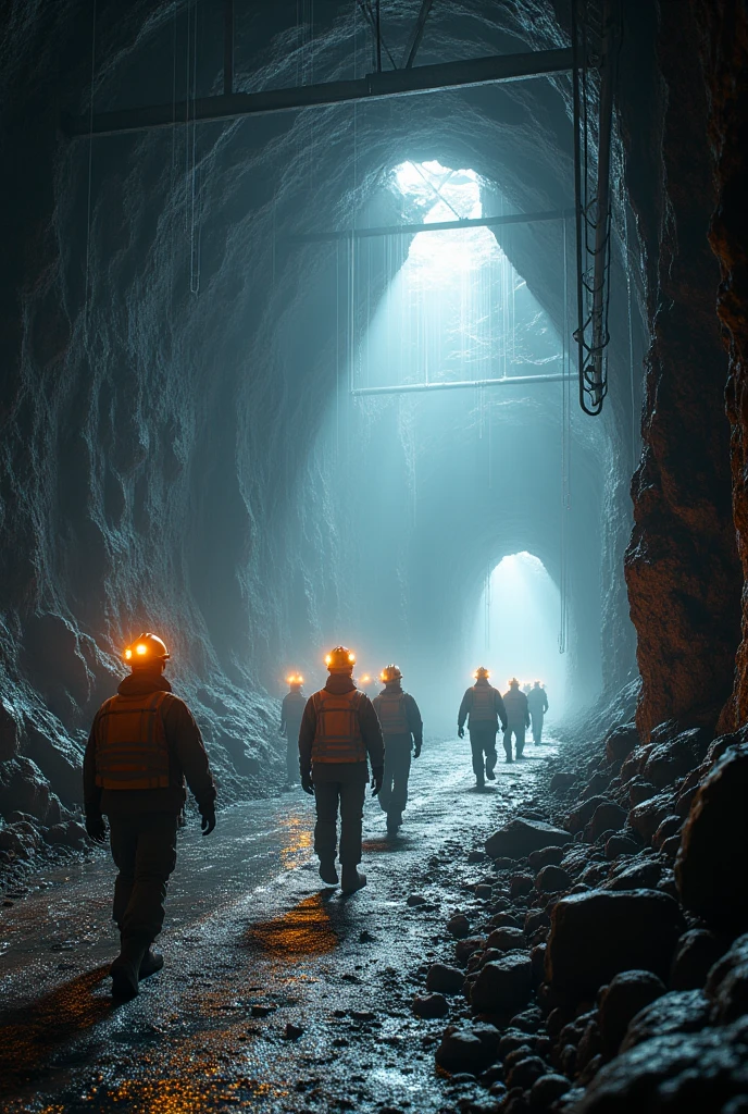 Underground mine)
PPE - Personal Protective Equipment)
Conduction)
Convection)
Radiation)
Evaporation)