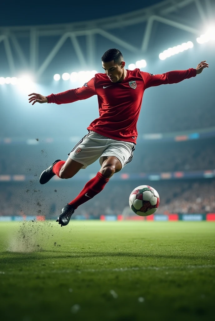 Cristiano Ronaldo doing a Chilean 
