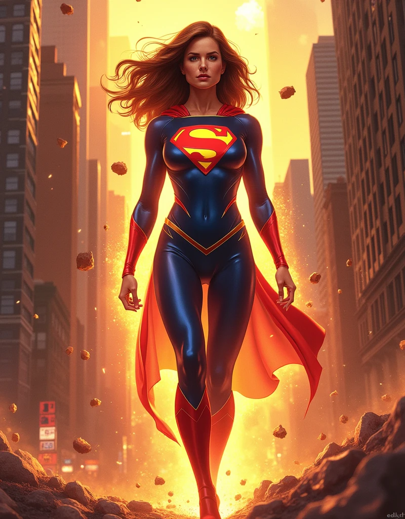LOIS LANE BECAME SUEPRWOMAN AFTER COMING INTO CONTACT WITH A GIANT GLOWING METEOR