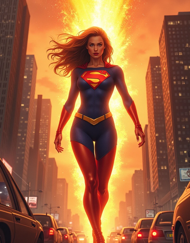 LOIS LANE BECAME SUEPRWOMAN AFTER COMING INTO CONTACT WITH A GIANT GLOWING METEOR