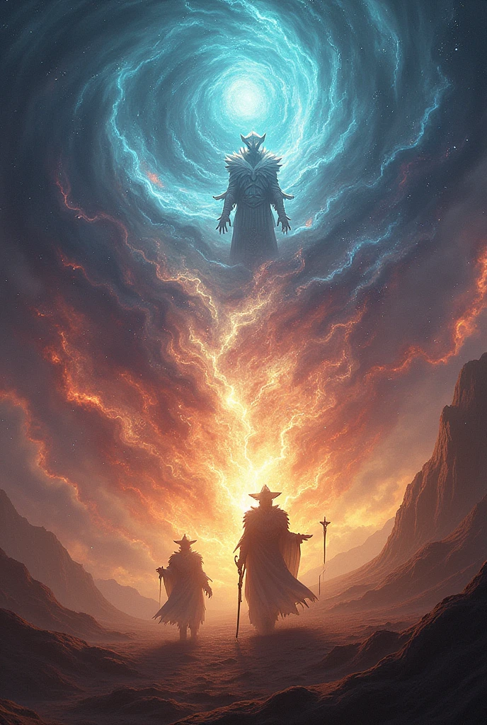 (photorealism:1.2), universe image with text, immortal war