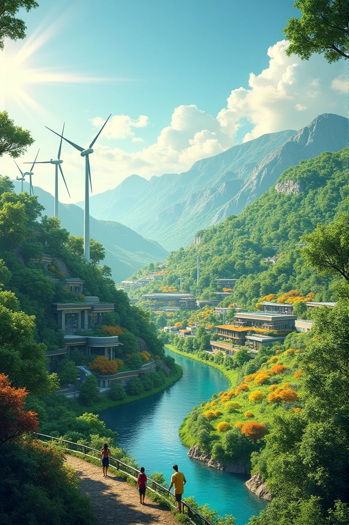 Create a design on a world free of climate change