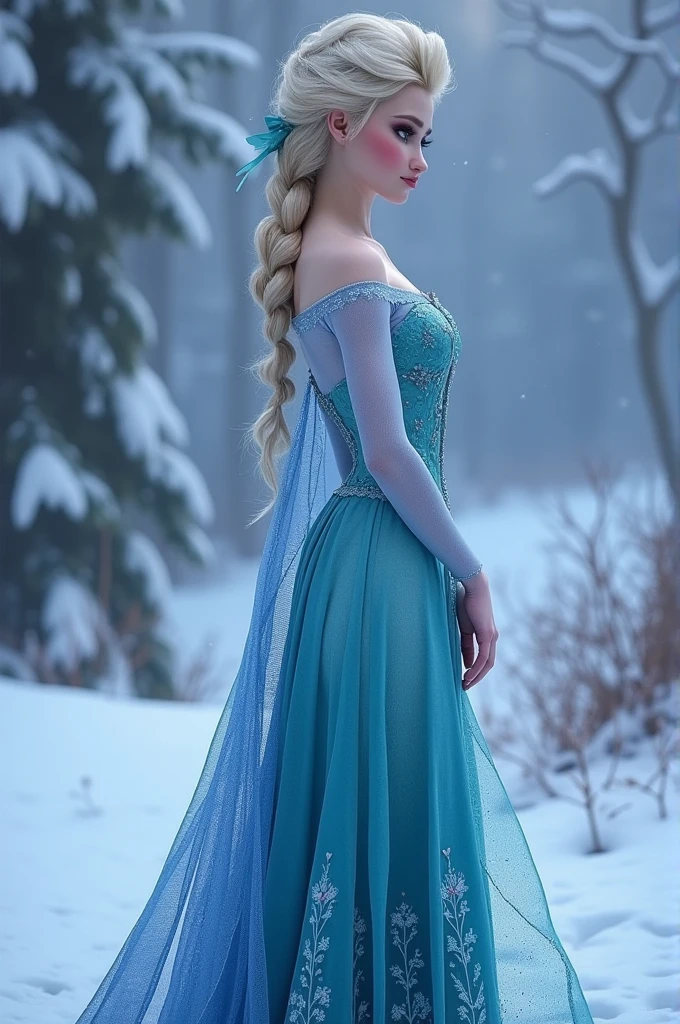 Elsa from frozen naked