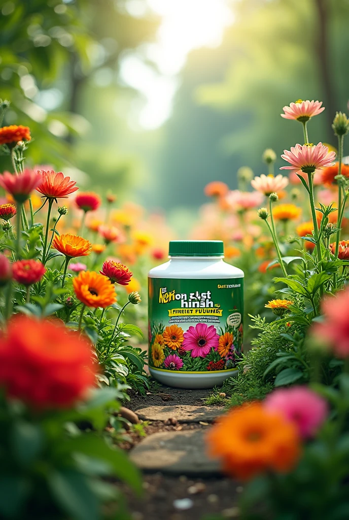 Make an fast flowering fertilizer ad for sale