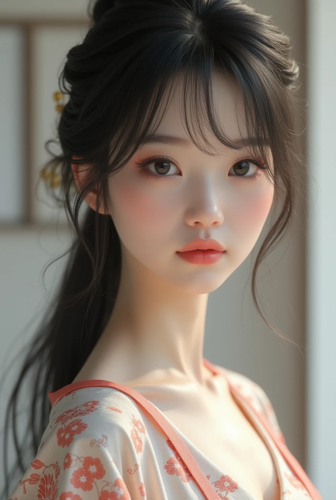 Japanese　beautiful　cute　Realistic　model like