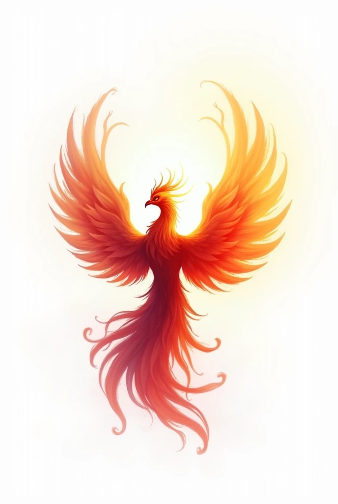 Leave only the Phoenix with less details with the white background