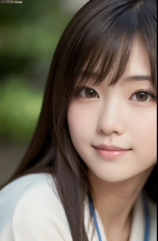 best quality, face focus, soft light, ultra high res, (photorealistic:1.4), RAW photo,(Shinozaki Ai), white skin, kawaii,
1 Japanese girl, solo, cute, smile, (pupil, lights in the eyes),  detailed beautiful face, Medium-sized breasts,(high resolution detail of human skin texture),(long hair),(portrait), upper body, white traditional kimono