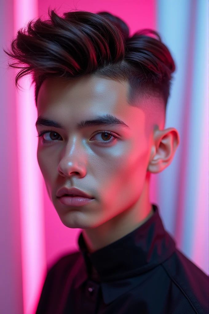 Make a profile picture for a TikTok haircut channel