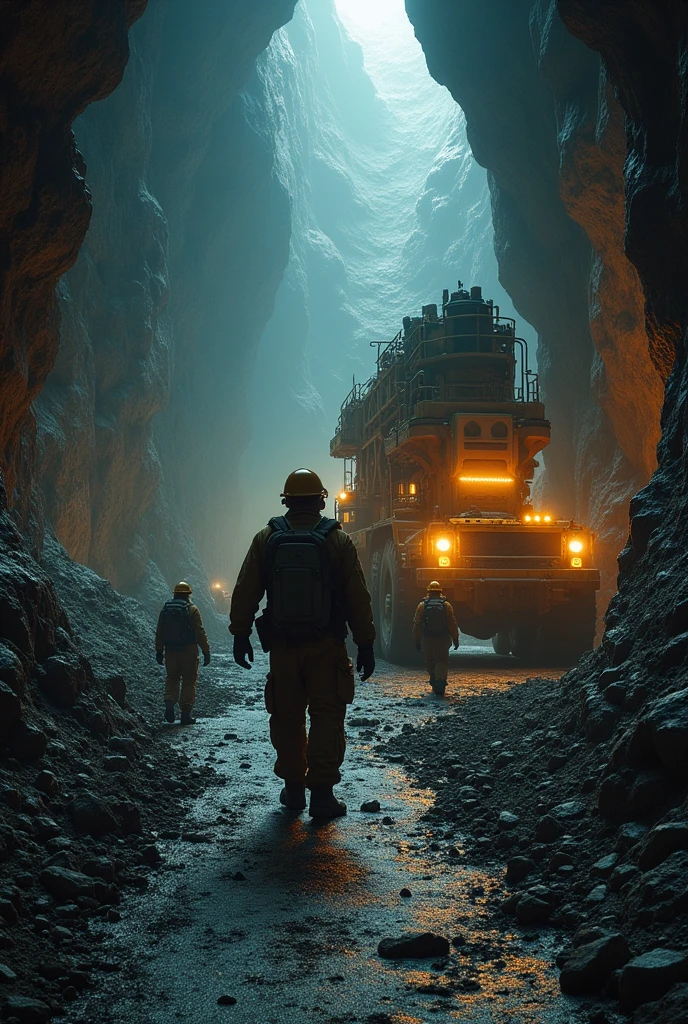 Underground mine)
PPE - Personal Protective Equipment)
Conduction - tocando roca
Convection - manga de ventilacion
Radiation - jumbo minero
Evaporation - sudor de minero