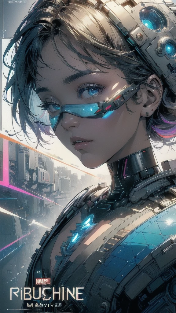 (((masterpiece, highest quality))),(((solo:1.2))),(((1girl:1.2))),32k wallpaper, very detailed, poster, vintage science fiction,(((((geometric cinematic movie poster))))), ((((bauhaus)))),(((abstract))),((((mid century modern)))),(((((portfolio))))),(((((Close-up))))),(((((bust up))))),((((more various angle)))),(((highlight))),(((complete. detailed face))),(((Extremely talented))),(((most complecated machine))),(((Overall colorfully))),((((((Absolutely simple background)))))),(((((detailed futuristic machine))))),(((Cleavage))),(((marvel super heroes))),(((rainbow color scheme)))