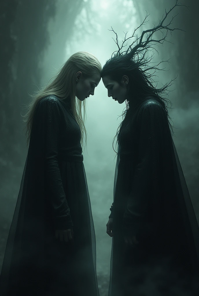 Twins, one good and one bad