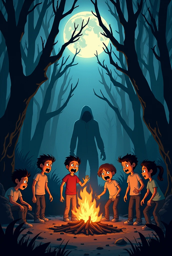Horror camping thamnail form animation