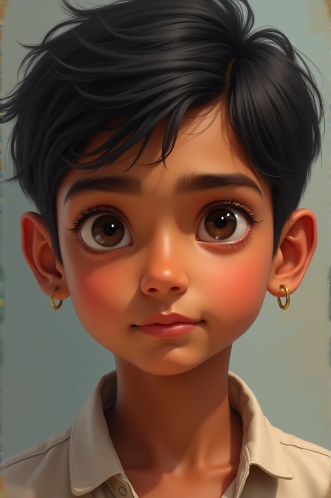 Create anultra reastic image of an indianyoung boy