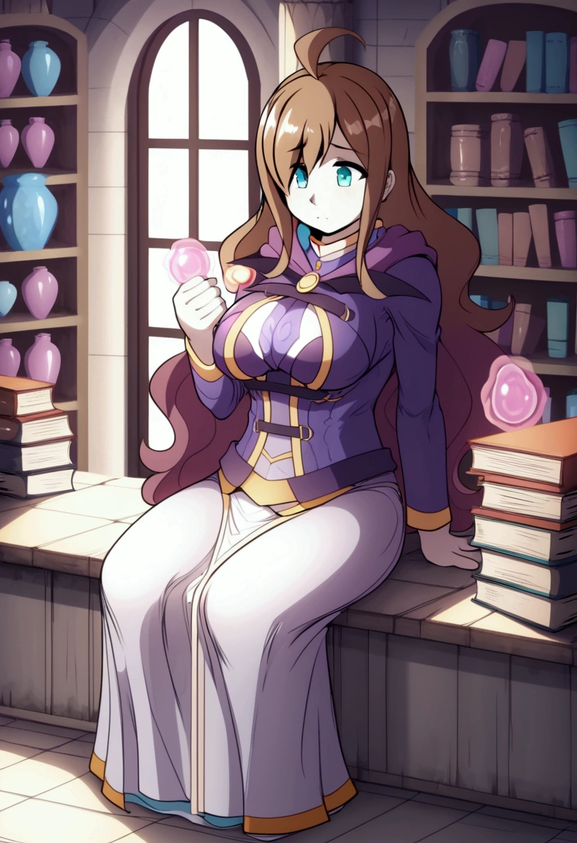 wiz, reading a magic book, magic around you