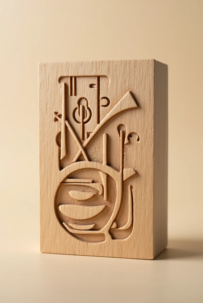 Unique but simple designs to carve out onthe back of a wooden stamp 