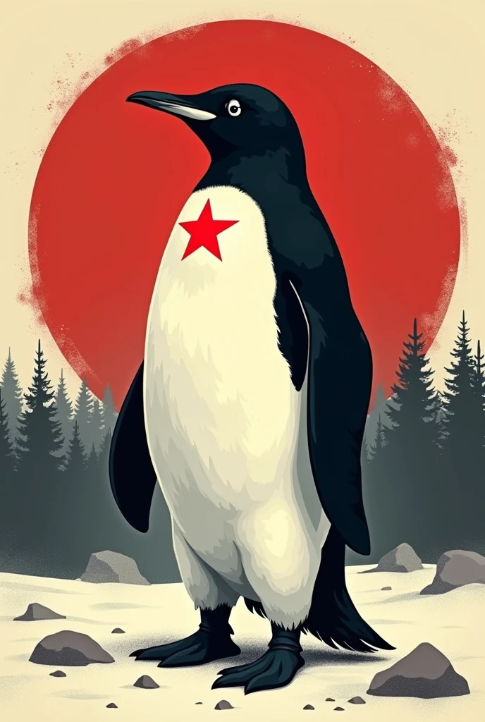 communist penguin