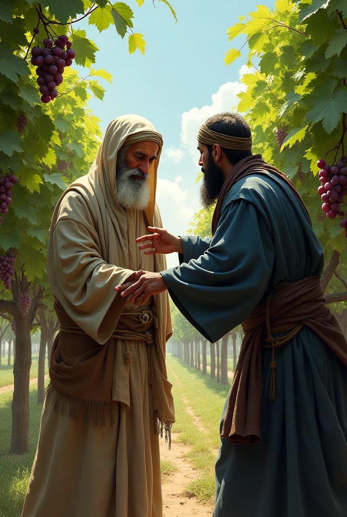 māradhara karalō
A dervish man went to the vineyard and began to eat grapes.
The owner of the vineyard came and forbade it
After the dervish did not listen, the owner of the bapan beat him severely