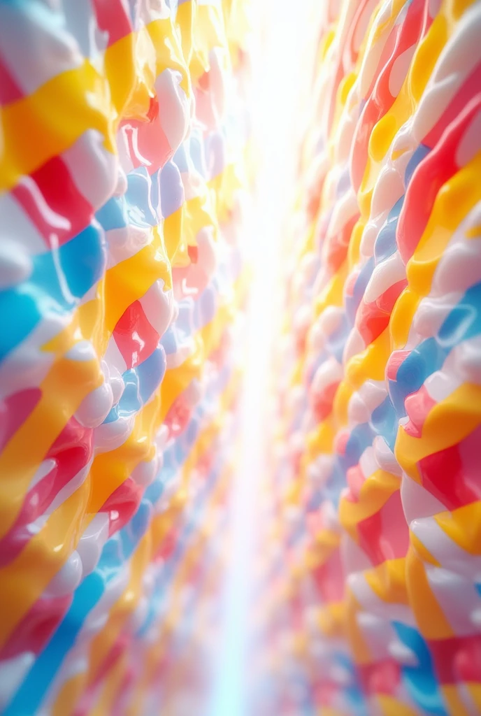 red ,blue,yellow.white stripe . Repeated. Bokeh shoot. Illustration. Illusions. 3d. 4d. Winning awards 2024.