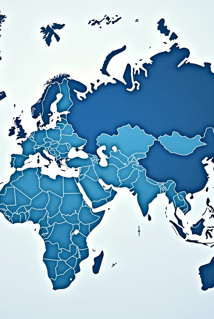 map - Dark blue:(USA, Germany, United Arab Emirates).
-Light blue:(United Kingdom, France, Japan).