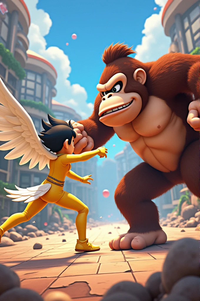 Pit vs Donkey Kong en smash