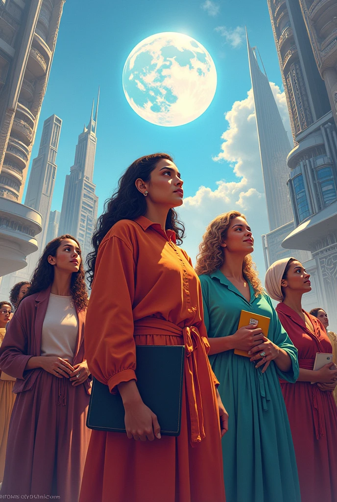 The future of women: A depiction of women's aspirations, dreams and hopes for the future, especially in developing societies.
