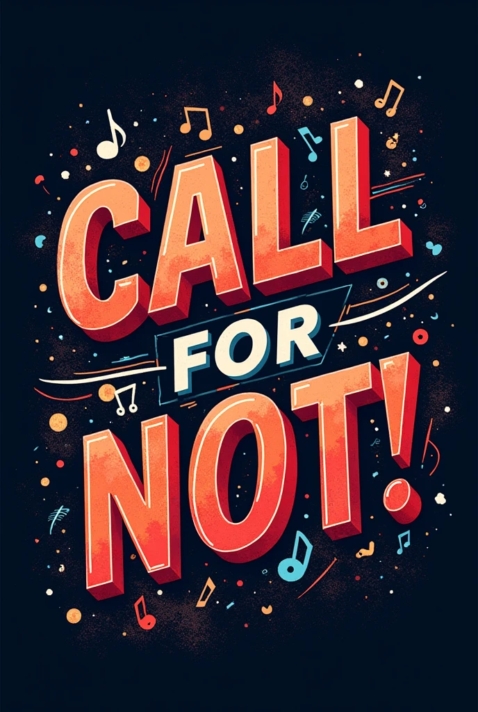 Make this word a catchy " Do it "
With a letters only no images with music vibes


