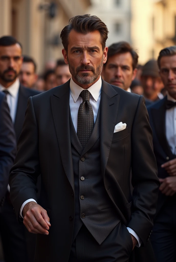 A man of high status, wealth, a gentleman in the 2000s, dressed cool in Europe, and many people applauded him as a person of high class.