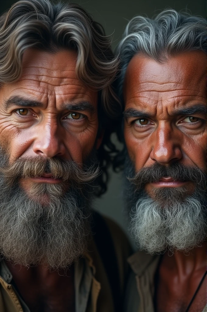 Men with brown skin and beard