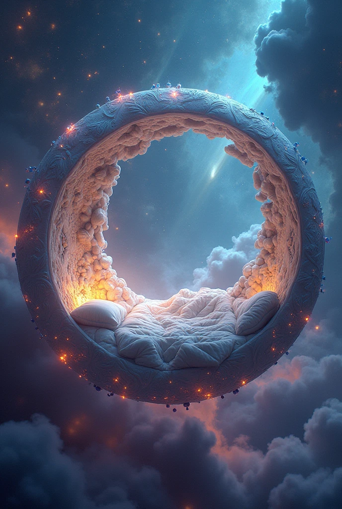 A circular cosmic bed