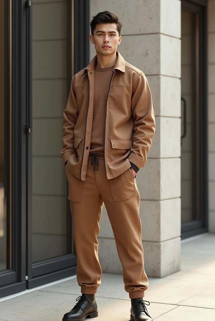 20 years old handsome guy wore co-ord set