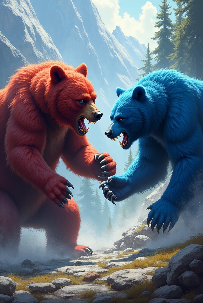 Red Bears vs Blue Bears