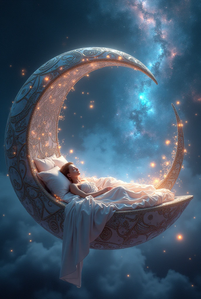 A semi circular cosmic bed 