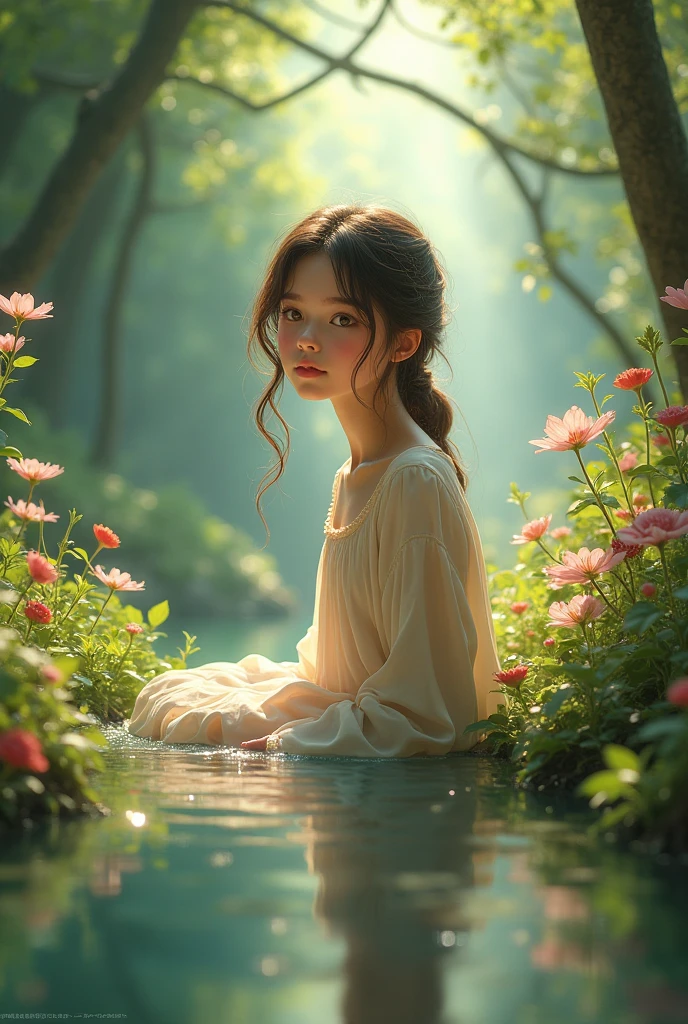 girl with nature