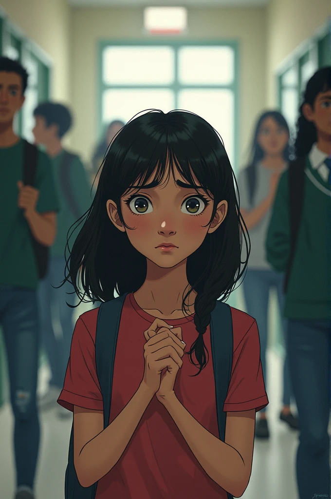 a cover of comic strip about a girl who experiences favoritism in her school