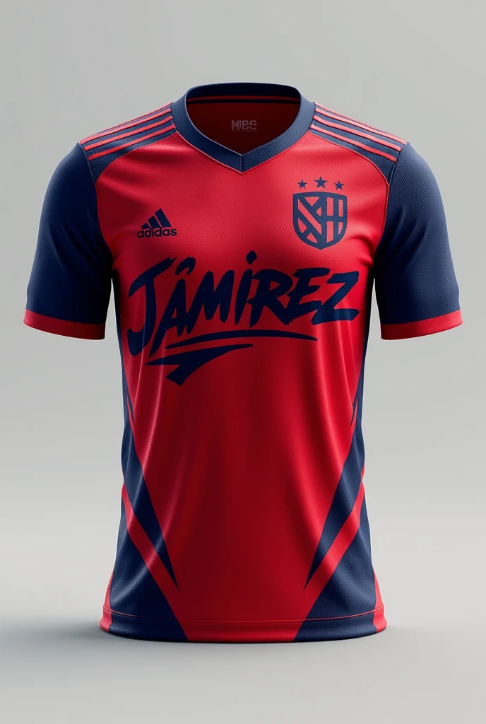 Create a soccer jersey for a team called Jámirez