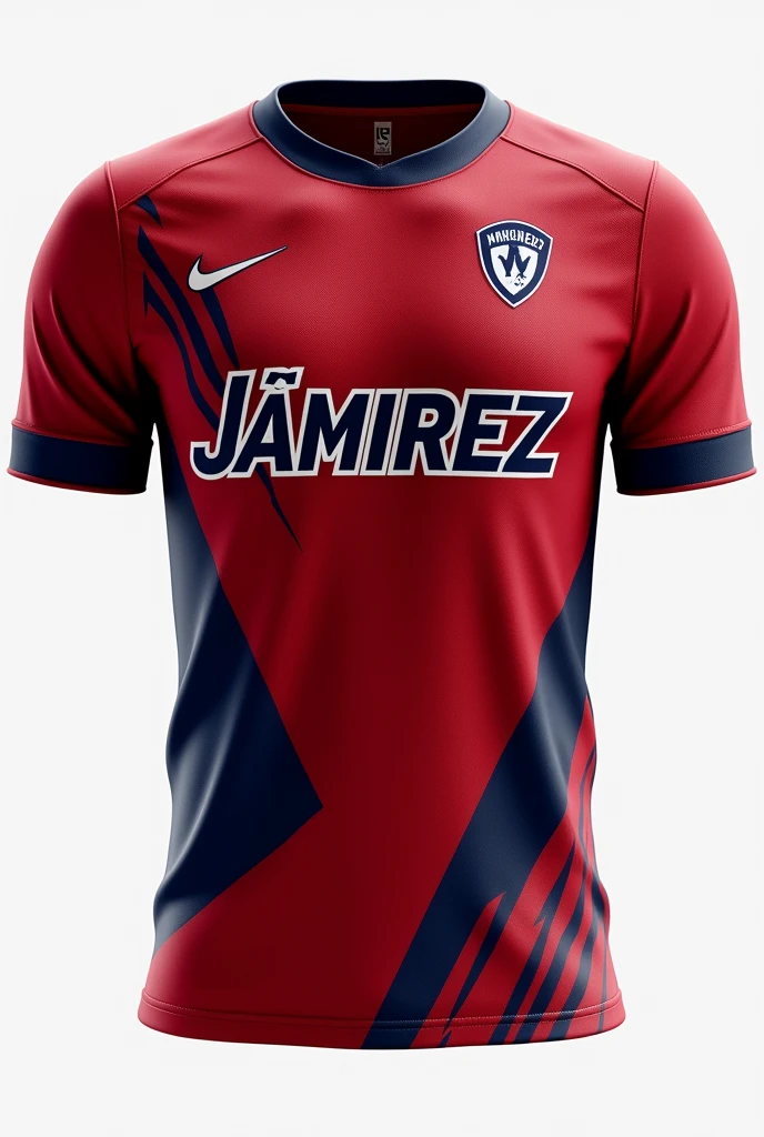Create a soccer jersey for a team called Jámirez 