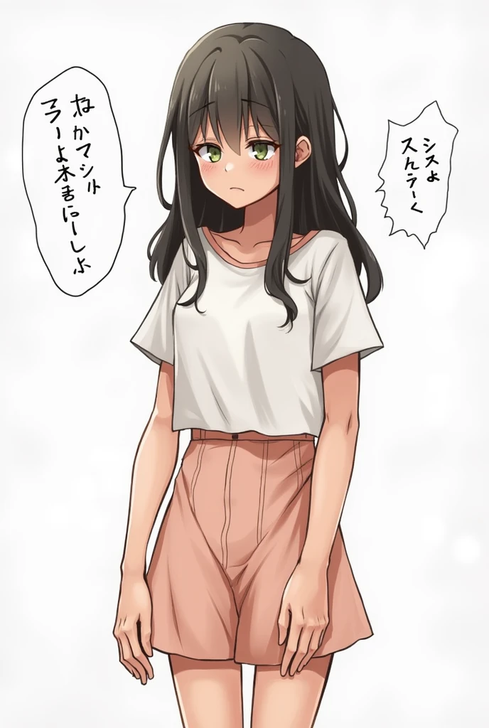 1girl, futaba rio, seishun buta yarou, solo, tegaki, standing, (contrapposto:1.4), (hands on hip:1.4), motion line,motion blur,speed line, (circle motion:1.2), PONYTAIL, SCRUNCHIE, Big tits, Half-closed eyes, full-face blush, SWEATER VEST, (gleaming skin, vulgarity:1.2), love juice, heavy breathing, masterpiece
