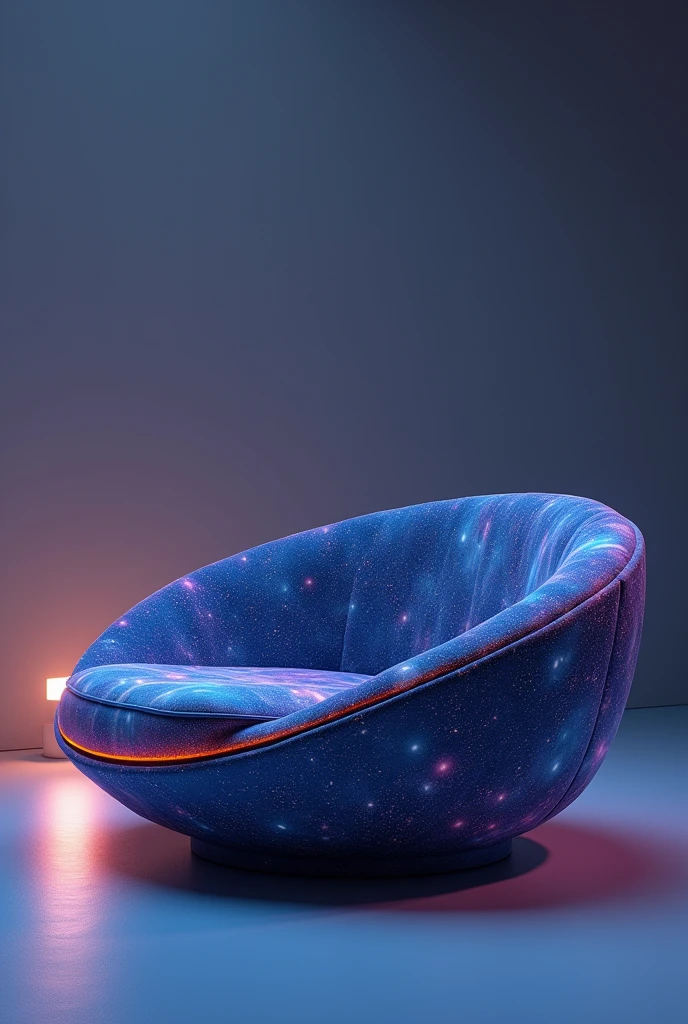 A cosmic bowl shape sofa for single person
