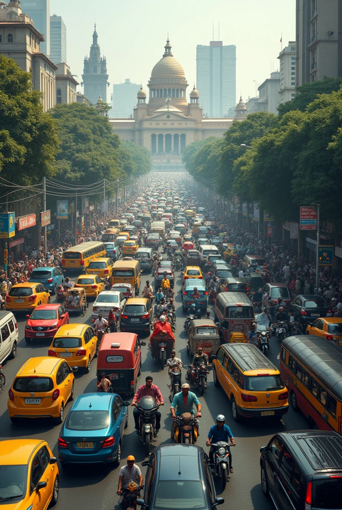 Traffic in Bengaluru
