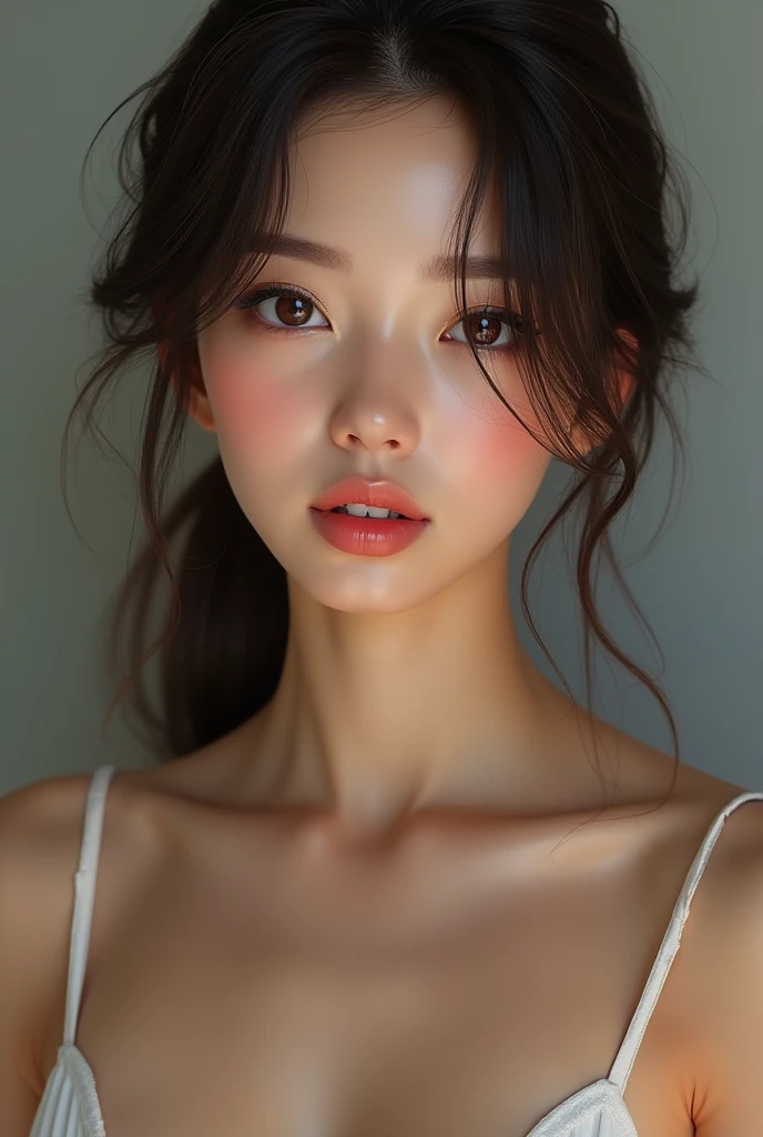 a sexy teen girl, beautiful detailed eyes, beautiful detailed lips, extremely detailed eyes and face, longeyelashes, cute looking teen, NSFW pussy, sexy girl, front facing,, full body image, photorealistic, 8k, high quality, masterpiece, realistic, vivid colors, studio lighting, physically-based rendering, ultra-fine details, no clothes, nude girl
