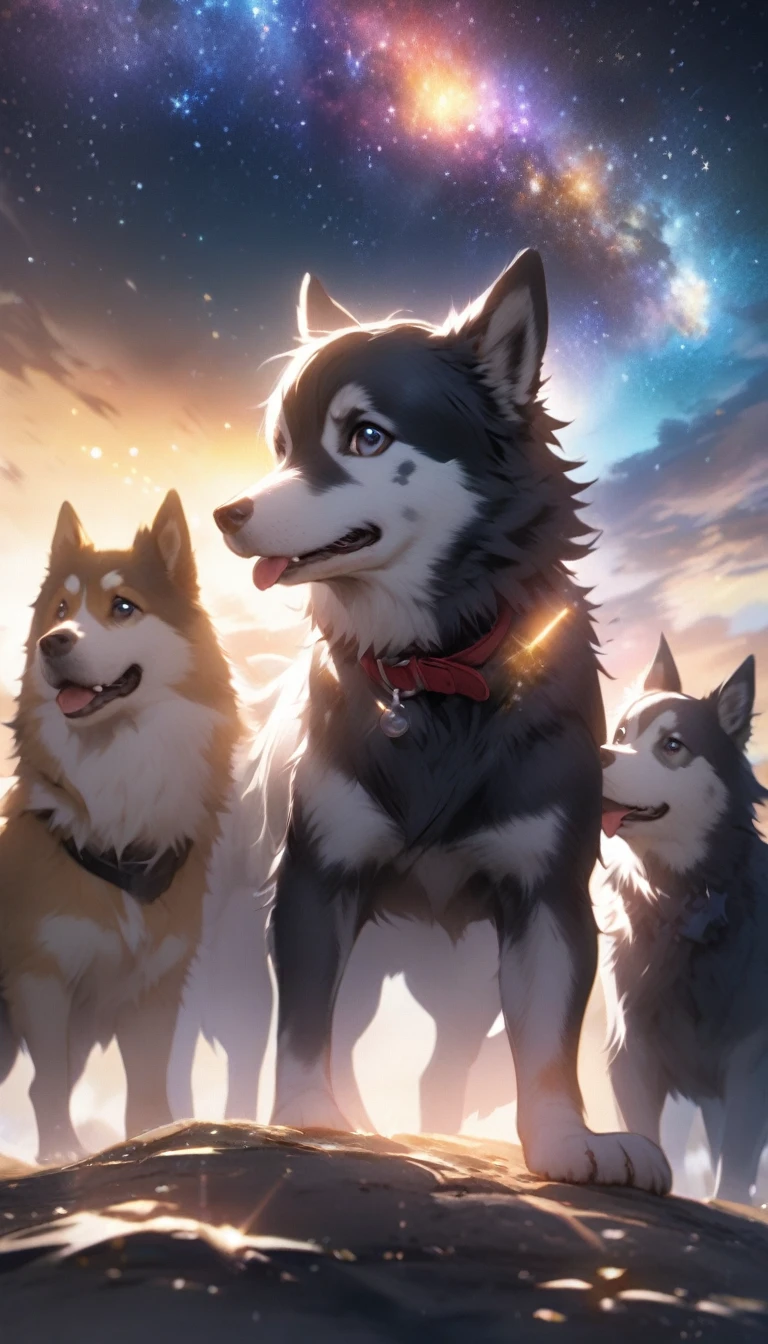 Dog Starry Sky animal